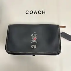 ＣＯＡＣＨ コーチ ディズニーコラボ ミッキー レザーショルダーバッグ