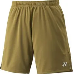 YONEX メンズニットハーフパンツ (15231) ゴールド 　Lサイズ