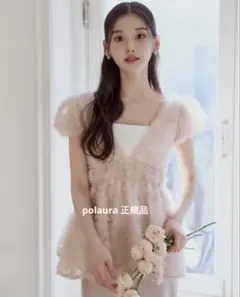 poláura ブリーズフローラルシアートップス - メルカリ