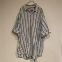 Eddie Bauer ストライプ 半袖シャツ