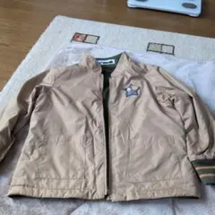 Familia　ベージュ ジャケット 星型ワッペン付き