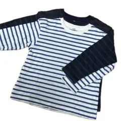 ユニクロ　KIDS 長袖　ロンT Tシャツ　ボーダー　120 まとめ売り
