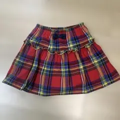 trois lapins チェック柄スカート 130のサムネイル