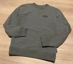 Patagonia スウェット グレー 無地 ワンポイント スウェット 古着