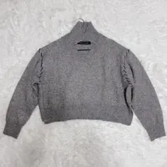 ミズイロインドmizuiroind スキッパーハンドステッチショートプルオーバー