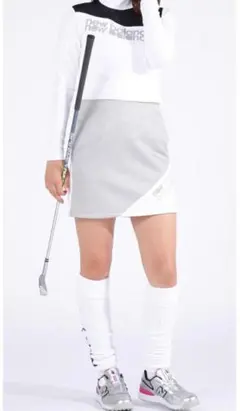 ニューバランスゴルフ　スカート　グレー