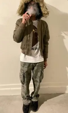 Fur N2-B Jacket 平成グランジY2K archive swagのサムネイル