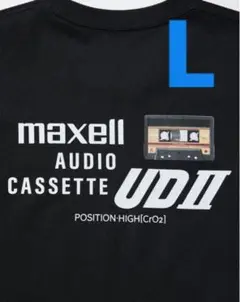ユニクロ　maxell UDII カセットテープ コラボ　Tシャツ L