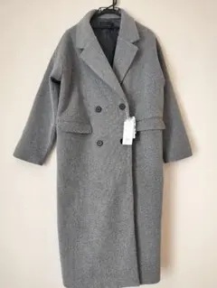 ☆お値下げ中☆新品/グレー/チェスターコート/Clear