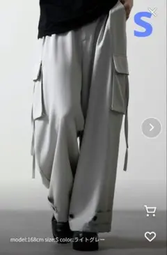 47デザイン TRルーズ パラシュートパンツ チェック　L CLEL カーゴパンツ 「CLEL」M-47Design TR Loose Parachute