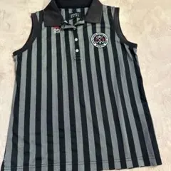 PEARLY GATES ストライプ ポロシャツ