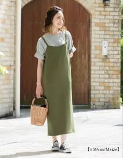 SWEET MOMMY ノースリーブワンピース L オリーブ