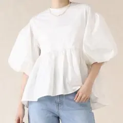 【美品】マルティニーク バルーンブラウス ミントグリーン ラミーオーバーサイズシャツ｜martinique（マルティニーク）｜商品詳細