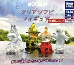 ムーミン クリアソフビフィギュア★全4種コンプリート