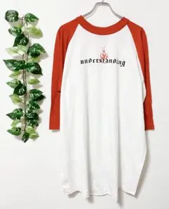 【XXL】 UNDERSTANDING Tシャツ ロンＴ ラグラン 大きめサイズ