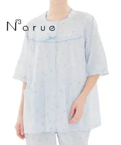 新品未使用 Narue ナルエー♡ リリーローズ柄フリル パジャマ コットン ♡のサムネイル