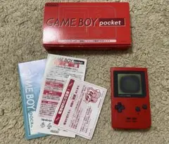 【ジャンク品】Nintendo ゲームボーイポケット　レッド　赤　MGB-001
