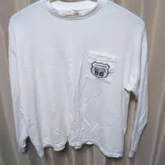 古着 ルート66 長袖Tシャツ ホワイト