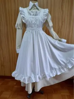 ワンダーパーラー 本物クラシカルメイド服ロング丈Mサイズ 帽子付属