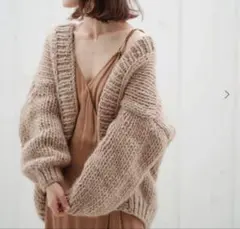 【未使用級】アイラブミスターミトンズ THE CARDIGAN トープ グレー 未使用級】アイラブミスターミトンズ THE CARDIGAN トープ