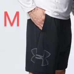 アンダーアーマー メンズ ハーフパンツ グラフィックショーツ ブラック M