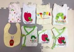 はらぺこあおむし肌着3点セット・ロンパースセット