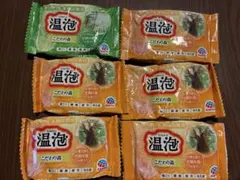 温泡 こだわり森 入浴剤 6個セットのサムネイル