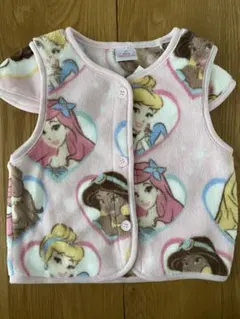 新品 ディズニープリンセス フリース ベスト スリーパー　90