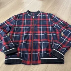 ZARA MAN チェック柄スリムフィットジャケット　アウター　ブルゾン