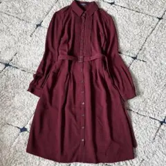バーバリーロンドン シャツワンピース チュニック 金ボタン ノバ