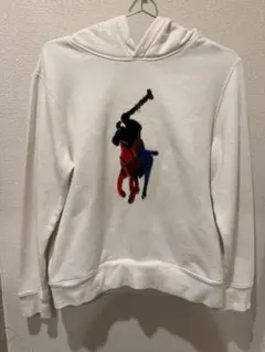 Polo Ralph Lauren ビッグポニー パーカー ホワイト L