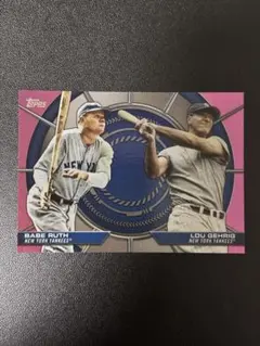 Babe Ruth & Lou Gehrig topps MLB