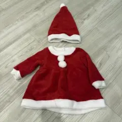クリスマス　サンタ　コスチューム　ワンピース　80