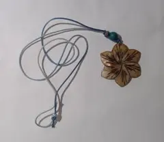【No.81】ハンドメイド 花柄 ネックレス 沖縄 石垣島