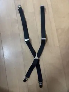 ブラック Y型 サスペンダー　こども用　発表会