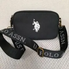 u.s.polo assn.　ショルダーバッグ　ブラック