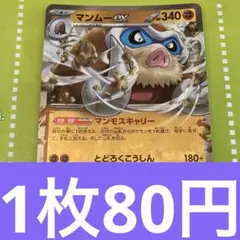 マンムーex RR SV9 バトルパートナーズ 046/100 マンモスキャリー