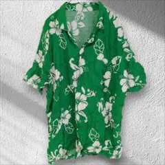 ★ ヒス正規店購入 ヒスのスカル ドクロの総柄のアロハシャツ ★ ドクロ ハイビスカスアロハシャツ ロカビリー☆Point zero - メルカリ
