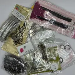 ハンドメイドパーツ　まとめ売り　ヘアクリップ　金具　手芸素材