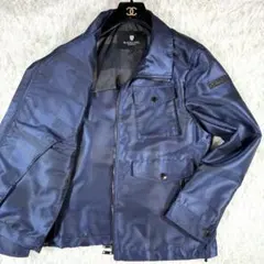 極美品 ブラックレーベルクレストブリッジ パーカー ジャケット チェック XL