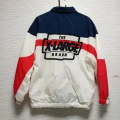 レアX-LARGE ナイロンジャケット ネイビー/ホワイト/レッド