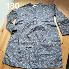 BACK NUMBER 花柄長袖シャツ 七分丈130cmのサムネイル