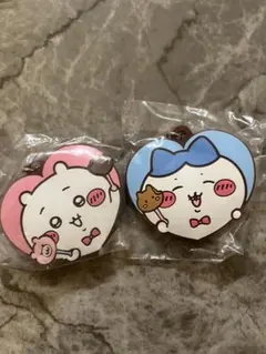 ちいかわ　ハートのラバーマスコット　ちいかわ　ハチワレ
