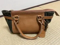 fes ハンドバッグ キャンバス レザー コンビのサムネイル