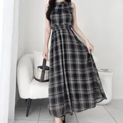 【mily bilet】アメスリリボンタイワンピース