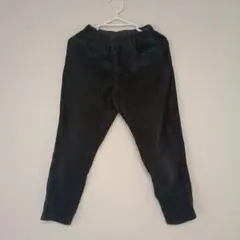 黒 コーデュロイ ストレートパンツ 150cm GU