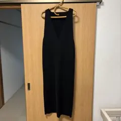 【備品】AURALEE ノースリーブロングニットワンピース 備品】AURALEE ノースリーブロングニットワンピース 備品