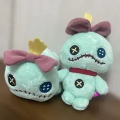 スティッチ　スクランプ マスコット　ぬいぐるみ　2種 セットのサムネイル