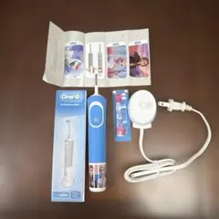 新品 Oral-B 電動歯ブラシ 本体 アナと雪の女王 ￼充電器 ブラシ付きのサムネイル