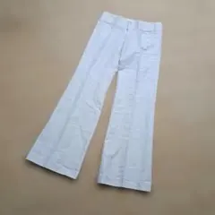 SCOT CLUB スコットクラブ 麻・綿 混合 ワイドパンツ ベージュ M